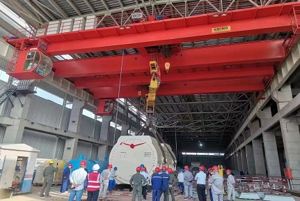Zhonggong Has Successfully Completed Huaneng's Stator Lifting